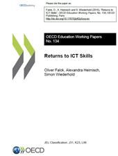 PIAAC WKP 134 Returns to ICT Skills (Cover page)